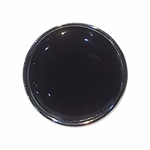 Black 27mm badge